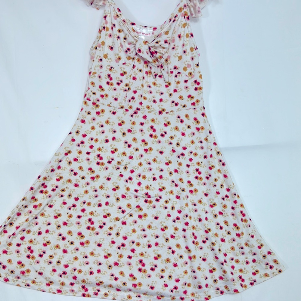 #0391 Scooter Brown Floral Dress | Size: 10